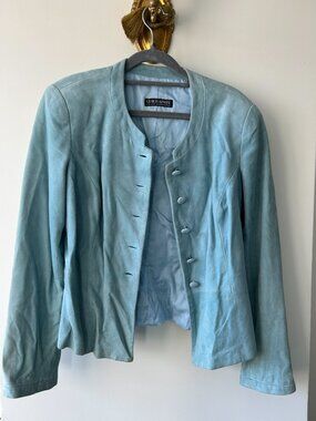 Giorgio Armani sky blue blazer